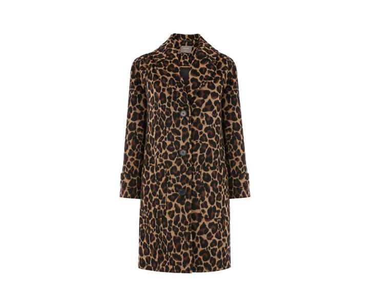 Oasis Animal Print Coat