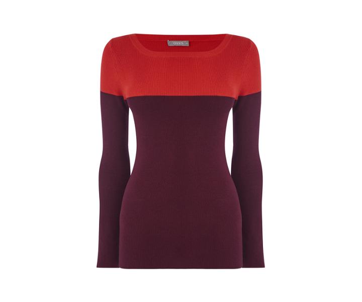 Oasis Philippa Colourblock Jumper