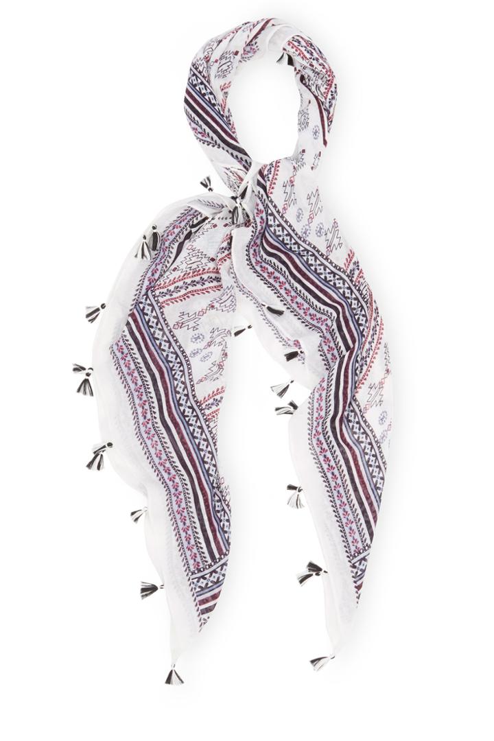 Oasis Dakota Tile Tassel Scarf