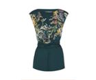 Oasis Floral Top With Tie Waist