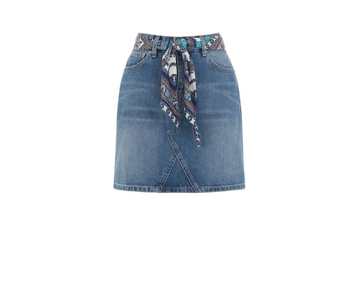 Oasis Scarf Belted Mini