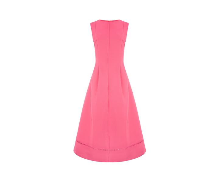 Oasis Satin Twill Midi Dress