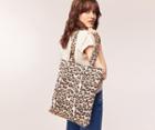 Oasis Leopard Canvas Bag For Life