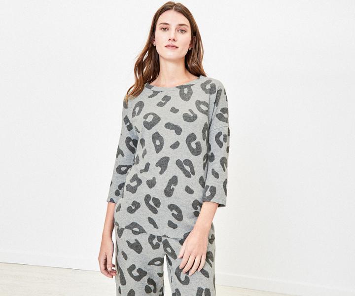Oasis Leopard Cosy Jumper