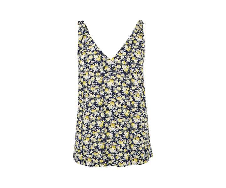 Oasis Tie Shoulder Ditsy Vest