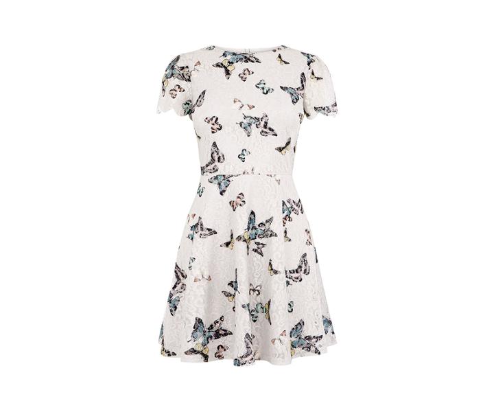 Oasis Short Everly Butterfly Dress