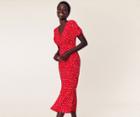 Oasis Polka Dot Midi Dress