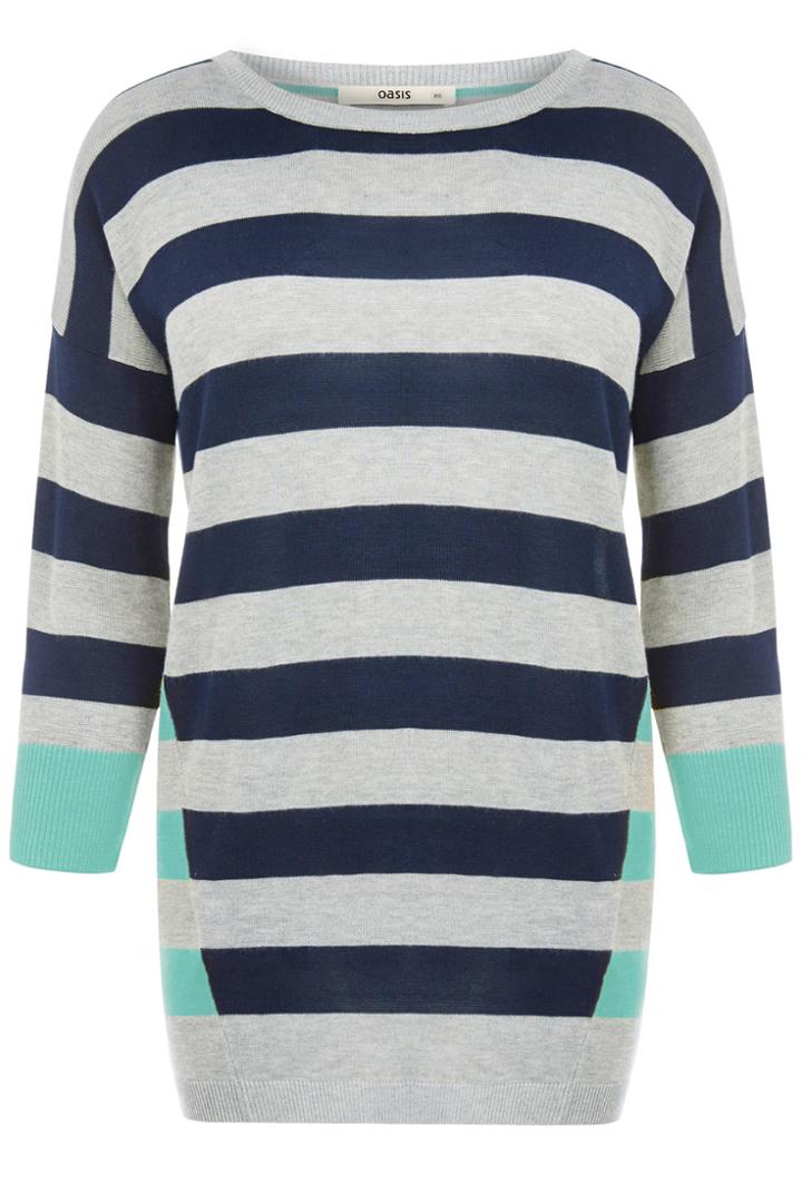 Oasis Double Stripe Jumper