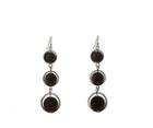 Oasis Triple Velvet Orb Earrings