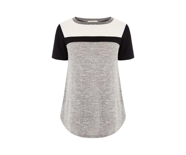 Oasis Colourblock Patched Tee