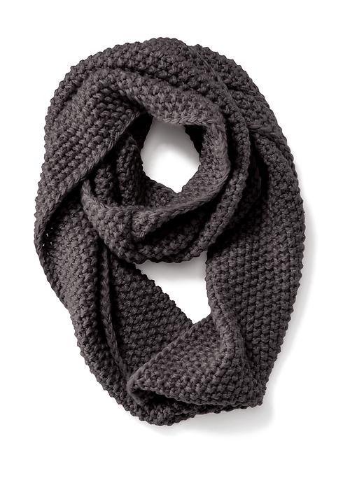 Old Navy Womens Chunky Knit Infinity Scarf - Grey