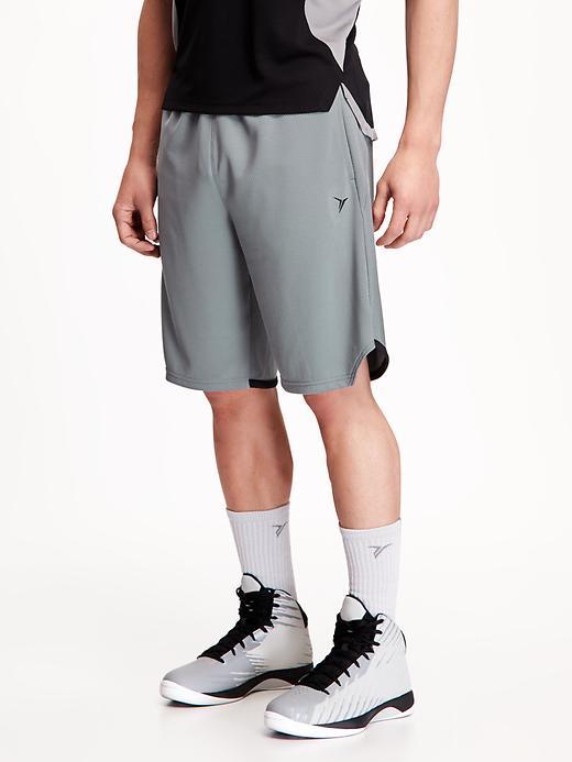 Old Navy Go Dry Mesh Shorts - Chrome Gray