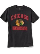 Old Navy Mens Nhl Team-graphic Tee For Men Chicago Blackhawks Size S