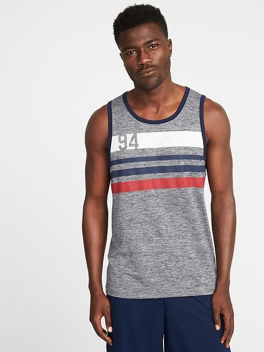 Old Navy Mens Go-dry Cool Graphic Performance Tank For Men 94 Size Xl