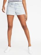Distressed Boyfriend Denim Shorts For Women - 3-inch Inseam