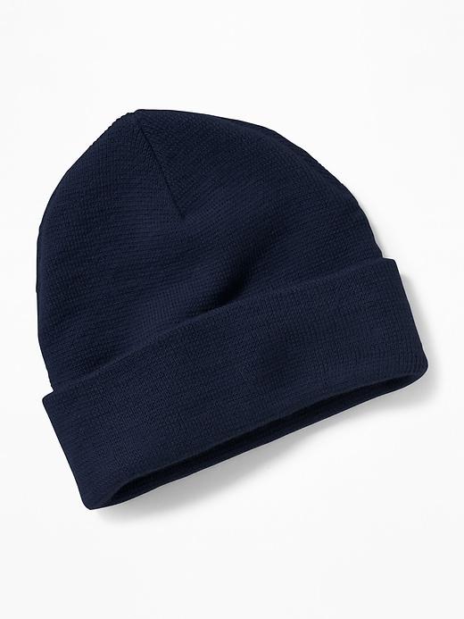Roll-cuff Beanie For Men