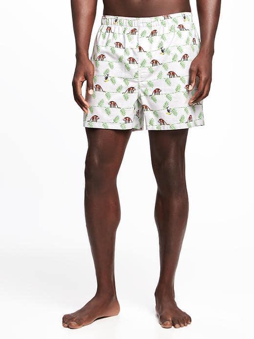 Old Navy Printed Boxer Shorts For Men - Monkey