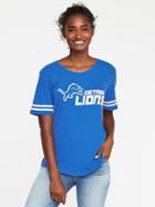 Old Navy Womens Nfl Team Tee For Women Lions Size M
