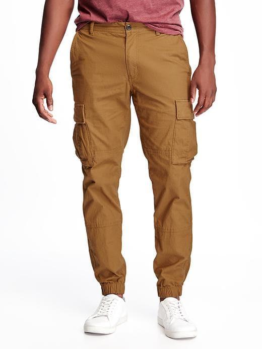 Old Navy Mens Built-in Flex Cargo Joggers For Men Bandolier Brown Size 40w