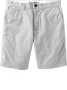 Old Navy Mens Slim Fit Twill Shorts 9 1/2&quot; - Grey Cool Ombre