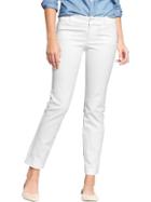 Old Navy Womens The Pixie Skinny Ankle Pants - White