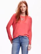 Old Navy Raglan Sleeve Cocoontee - Mango Magic