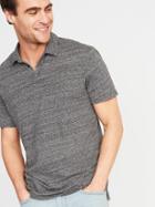 Soft-washed Slub-knit Polo For Men