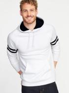 Old Navy Mens Classic Pullover Hoodie For Men Bright White Size L