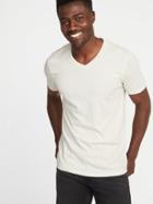 Old Navy Mens Soft-washed Perfect-fit V-neck Tee For Men Oatmeal Size Xxl