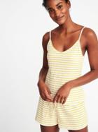 Old Navy Womens Semi-fitted Lounge Cami For Women Lime Stripe Size Xxl