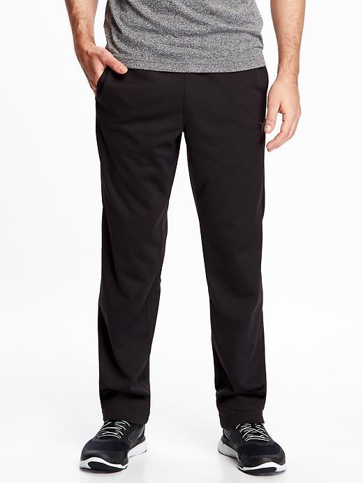 Old Navy Go Dry Tech Fleece Pants For Men - Black