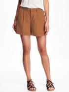 Old Navy Mid Rise Utility Shorts For Women - Sly Fox