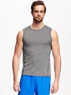 Old Navy Go Dry Cool Muscle Tee For Men - Heather Gray