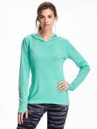 Old Navy Go Dry Cool Hooded Pullover For Women - Tropical Plunge