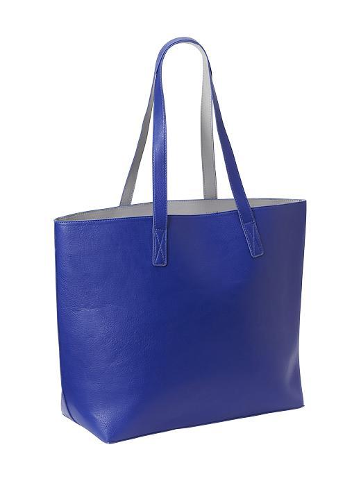 Old Navy Womens Reversible Faux Leather Totes Size One Size - Bluetiful