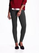 Old Navy Womens Ponte Knit Leggings Size S Tall - Dark Gray