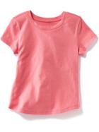 Old Navy Crew Neck Tee - Coral Sizzle