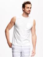 Old Navy Muscle Tank For Men - Bright White