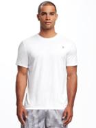 Old Navy Go Dry Regular Fit Tee For Men - Bright White