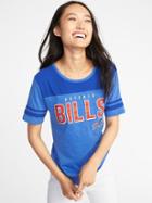 Old Navy Womens Nfl Team Sleeve-stripe Tee For Women Bills Size Xxl