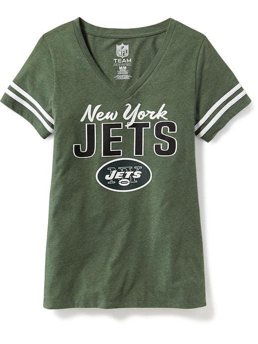 Old Navy Nfl Team V Neck Tee For Women - Jets