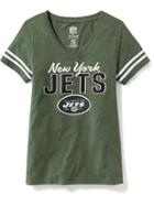Old Navy Nfl Team V Neck Tee For Women - Jets