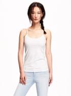Old Navy Womens First-layer Fitted Cami For Women Bright White Size Xl