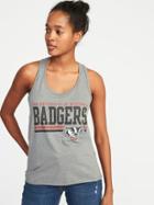 Old Navy Womens College-team Mascot Tank For Women Wisconsin Size S