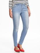 Old Navy Mid Rise Super Skinny Jeans For Women - Lt Pachuca