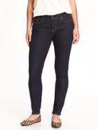 Old Navy Curvy Mid Rise Skinny Jeans For Women - Dark Rinse