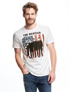 Old Navy The Beatles Graphic Tee For Men - Cream