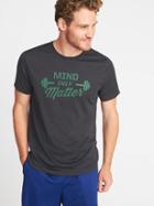Old Navy Mens Graphic Go-dry Eco Performance Tee For Men Mind Over Matter Size Xs