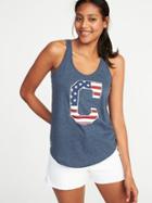 Old Navy Womens Mlb Americana Team Tank For Women Cleveland Indians Size L