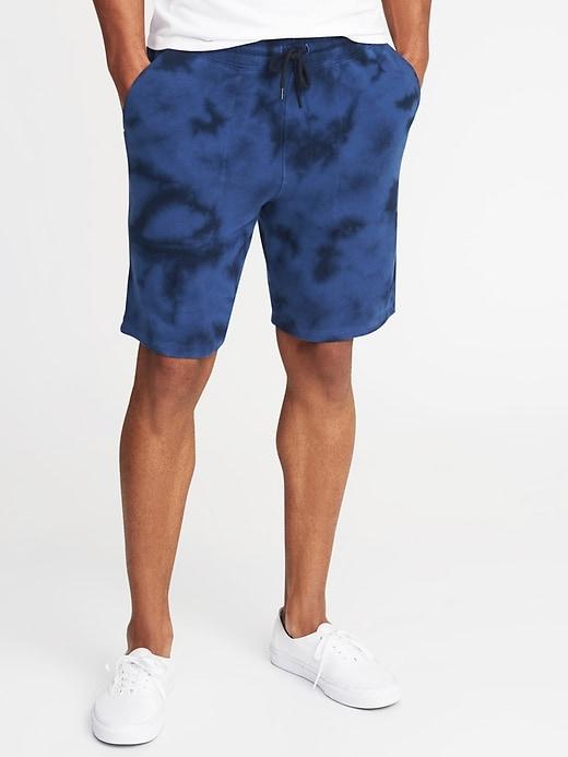 Old Navy Mens Tie-dyed Shorts For Men Navy Size Xl